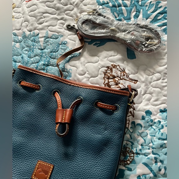 NWT Dooney & Bourke Small Drawstring Bag • Jeans - Picture 11 of 16